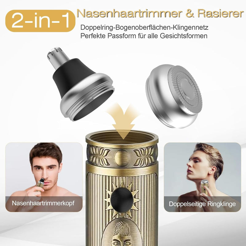 Bestauty Haarschneidemaschine Hair Clipper, 2 in 1 Barttrimmer Nasenhaartrimmer Maschine, Präzisions