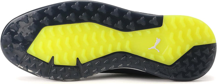 PUMA Proadapt Alphacat Herren Golfschuh 41.5 EU Peacoat Puma Silver Safety Yellow, 41.5 EU Peacoat P