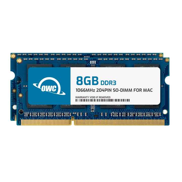 OWC - 16GB Memory Upgrade Kit - 2 x 8GB PC8500 DDR3 1066MHz SO-DIMMs für Mac Mini 2010, MacBook 2010