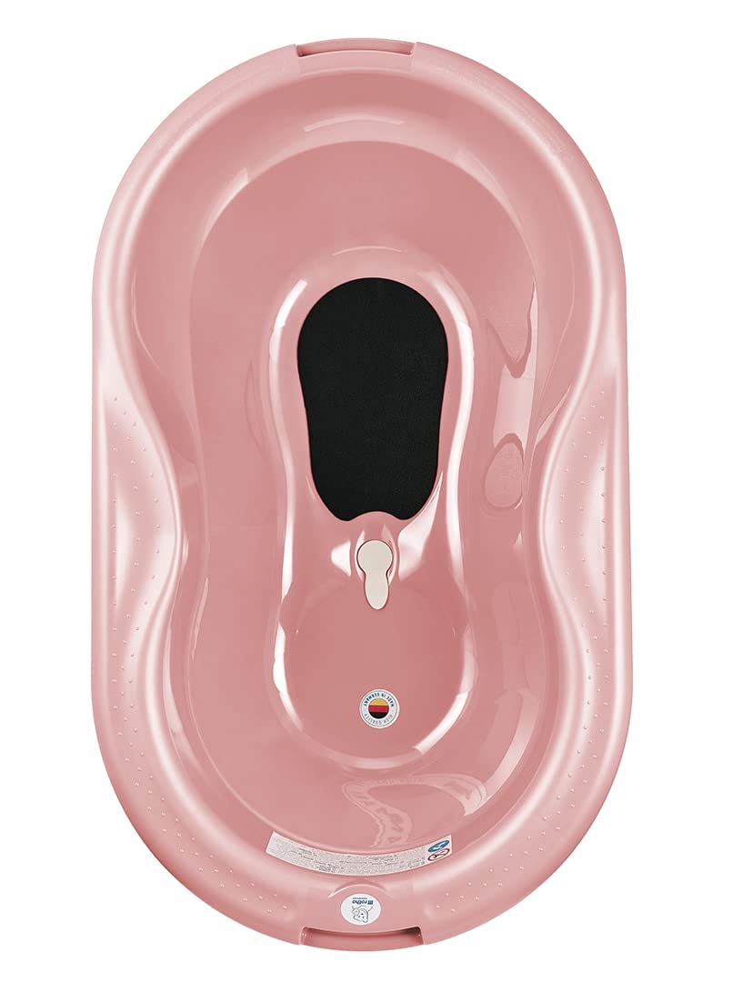 Rotho Babydesign TOP Badewanne Baby Wanne recycelt (Kunststoff) Rosa, Rosa
