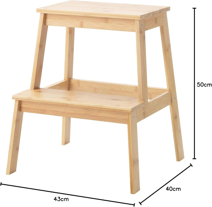 IKEA TENHULT Tritthocker, 43 x 40 x 50 cm, Bambus