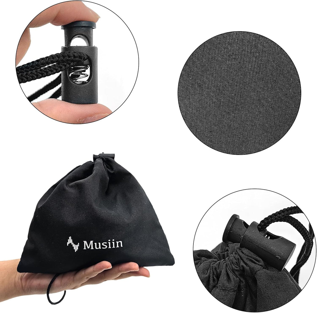 Musiin Pendlertasche für Audiogeräte, kompatibel mit Sennheiser MK4, MK8, AKG C214, AT4040, DJI Mic3