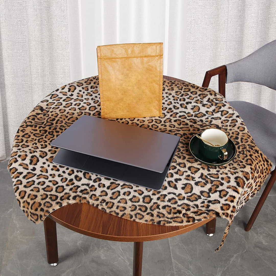 MACEVIA Leoparden-Teppich, Geparden-Druck, Western-Dekor für Wohnzimmer, Schlafzimmer, Kunsttierbere
