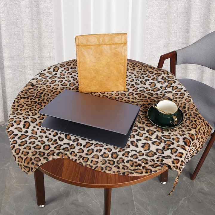 MACEVIA Leoparden-Teppich, Geparden-Druck, Western-Dekor für Wohnzimmer, Schlafzimmer, Kunsttierbere