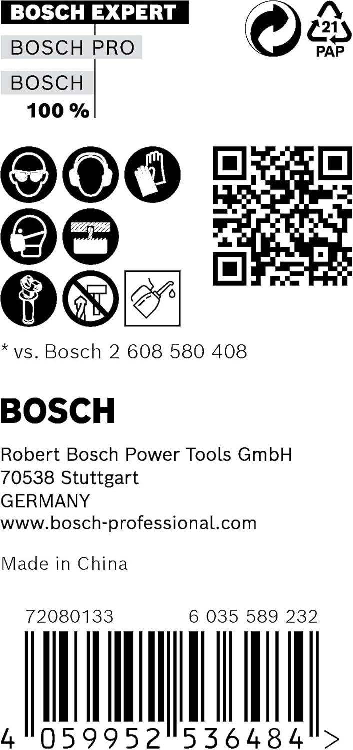 Bosch Accessories 6x Expert Sheet Metal Lochsäge Set (für Stahlbleche, Edelstahlbleche, Ø 22-32 mm,