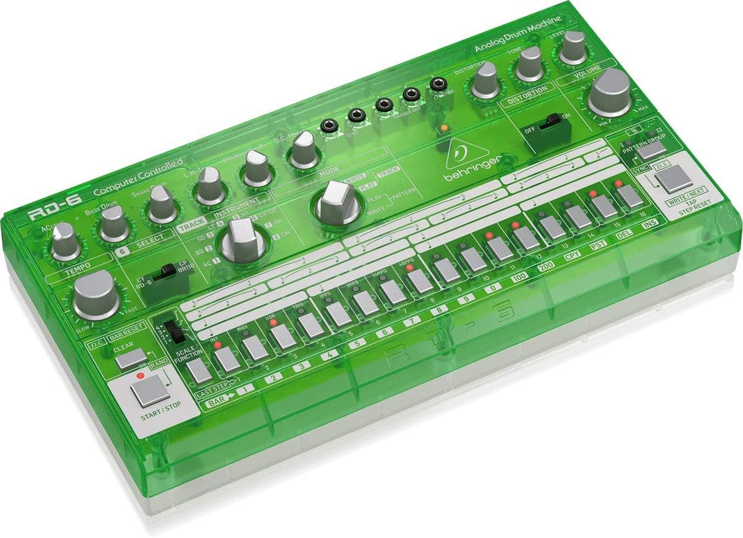 Behringer RD-6-LM Lime RHYTHM DESIGNER RD-6 Single, Lime RHYTHM DESIGNER RD-6 Single