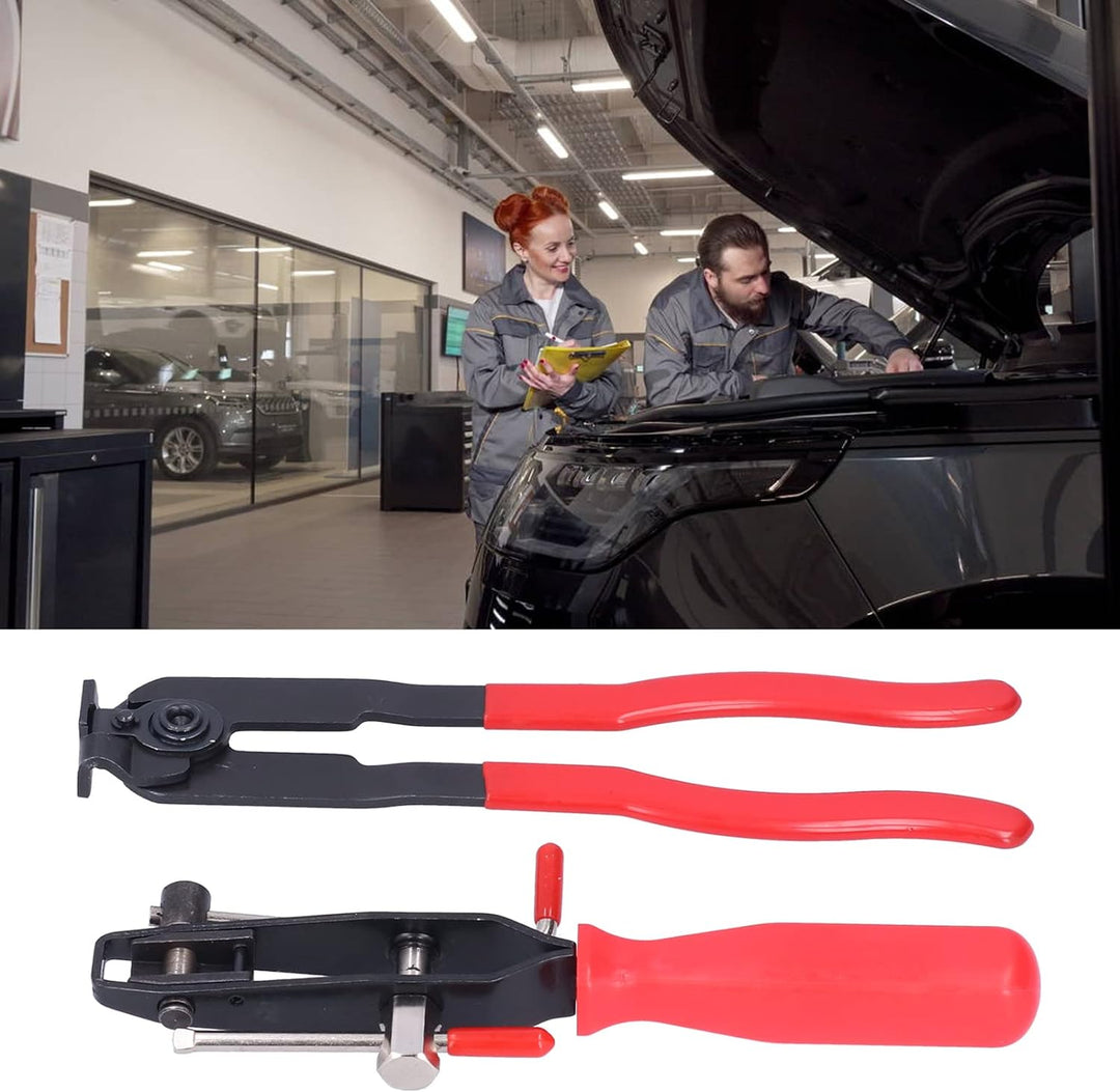 2pcs CV Joint Clamp Set Metallohrtyp Boot Banding Zangen Werkzeug für die Automobilherstellung