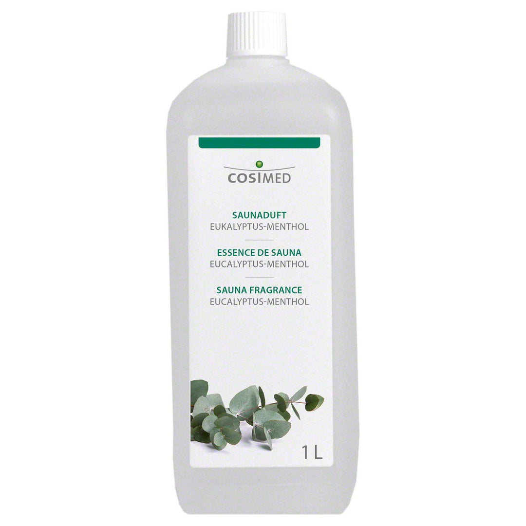 cosiMed Saunaduft Eucalyptus-Menthol Konzentrat Saunaaufguss Saunazubehör, 1 l