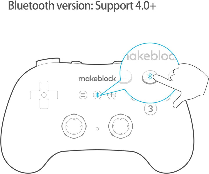 Makeblock Wireless Bluetooth Kontroller, Kabellos Programmierbarer Bluetooth-Controller für mBot/Ran
