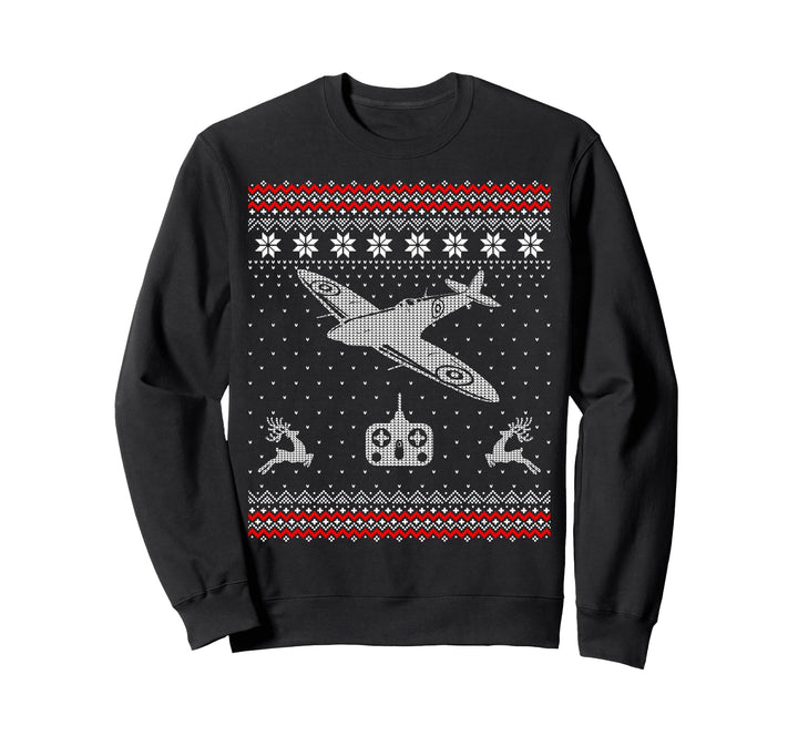 RC Flugzeug Ferngesteuertes Flugzeug Weihnachten Ugly Sweater Sweatshirt