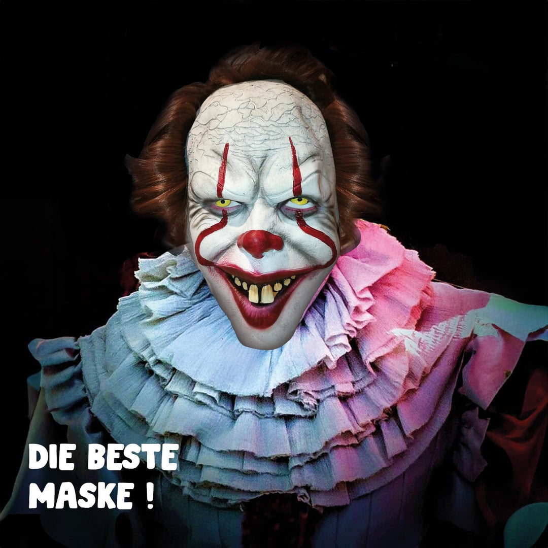 Masken | Premium Qualität | Widerständiger Kunststoff | Halloween, Bak