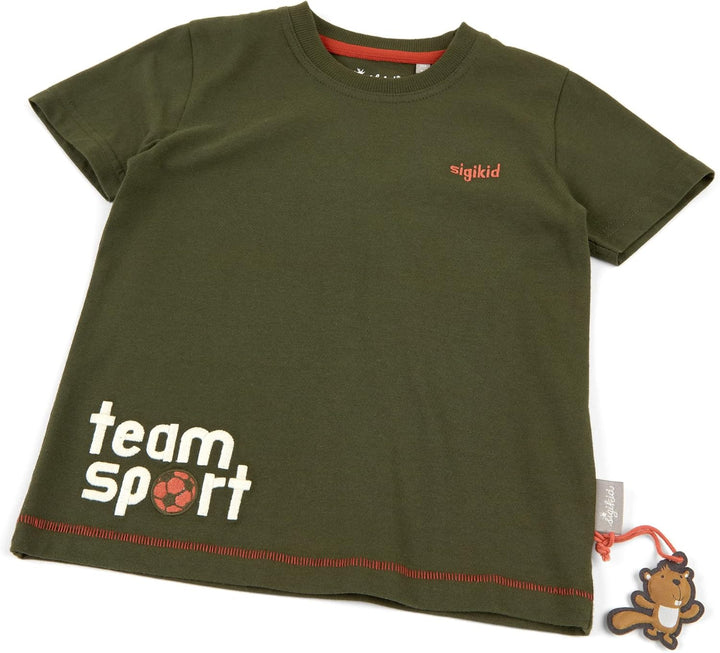 Sigikid Jungen T-Shirt, Dunklegrün