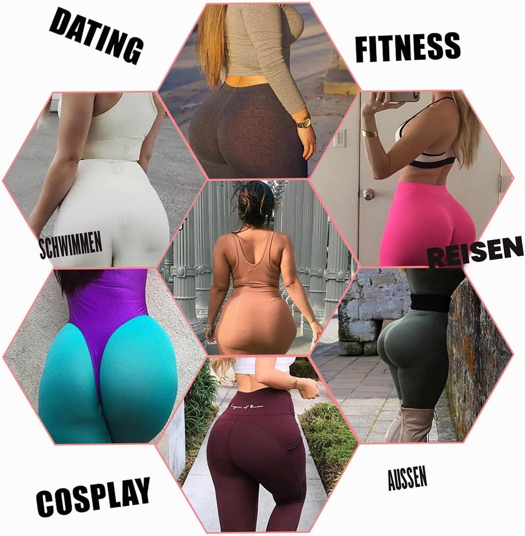 EQAIWUJIE Silikon Panty Big Butt Lifter Hip Enhancer Crossdressing Unterwäsche für Dragqueen Crossdr