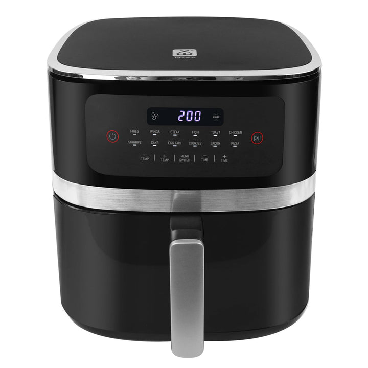 Heissluftfritteuse 7L XXL, Ölfrei mit Touchscreen, Digitale Anzeige, 1800W, Schüttelfunktion, Timer,