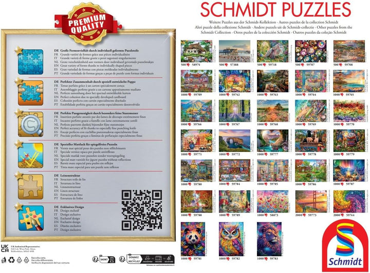 Schmidt Spiele 58328 Antike Weltkarte, 3000 Teile Puzzle, Bunt