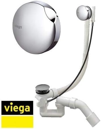 VBChome Badewanne 140 x 70 cm Weiss Acryl SET Wannenträger Siphon Wanne Rechteck Design Modern Styro