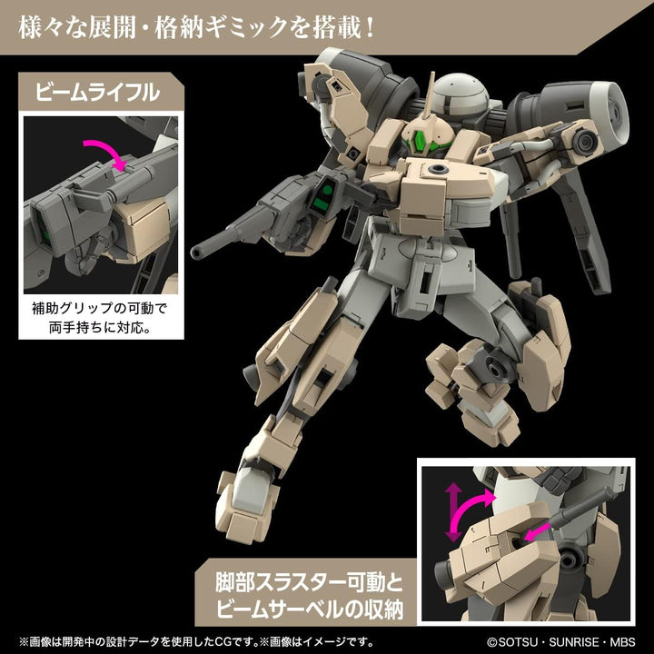 Gundam The Witch from Mercury - HG 1/44 Demi Barding - Modellbausatz Multi Color, Multi Color