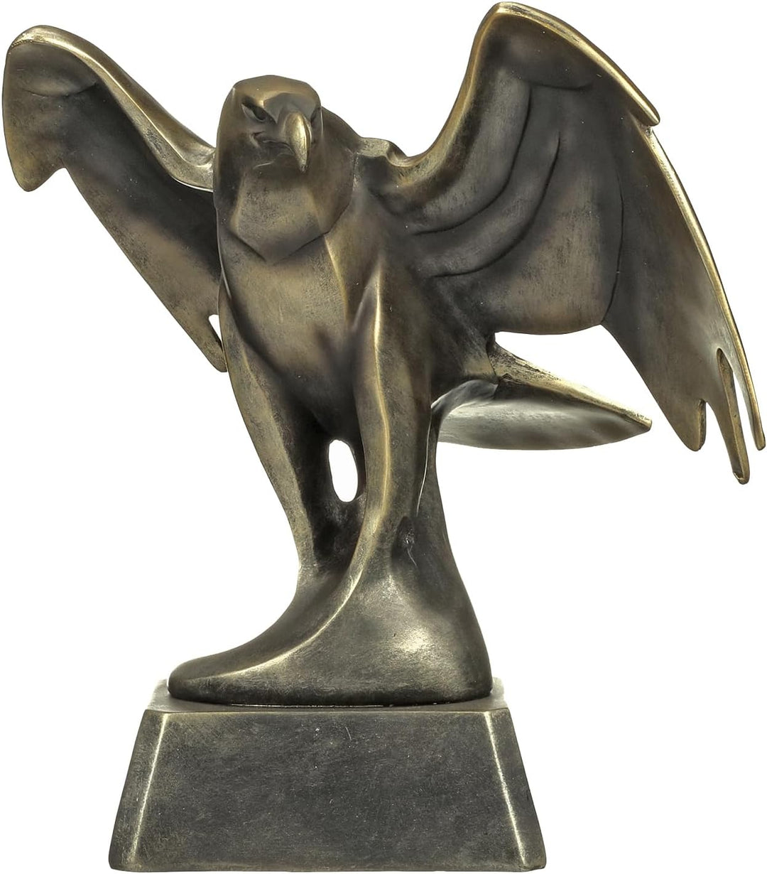 Design Toscano Schmiedende Kraft, Art Deco Adlerstatue, 28 x 33 x 35,5 cm Schmiedefestigkeit, Schmie