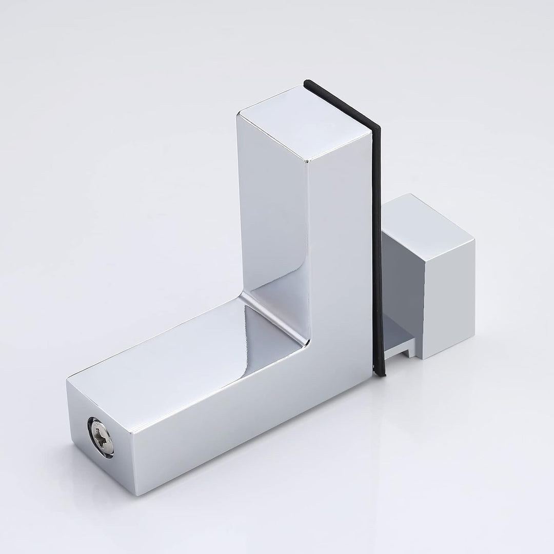 KES Duschablage Duschregal Glasablage Dusche Glas Ablage 8mm Hartglas Badezimmer Regal Halterung mit