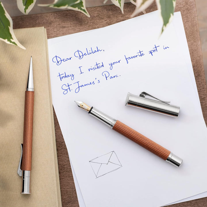 Graf von Faber-Castell 145530 - Drehkugelschreiber Classic, Pernambuk, Strichbreite B Kugelschreiber