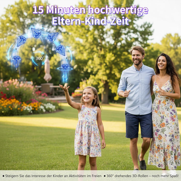 Fliegender Ball Lite Spielzeug, Mini Drohne KI-Bewegungssteuerung & 360°-Flip, Wiederaufladbare Droh