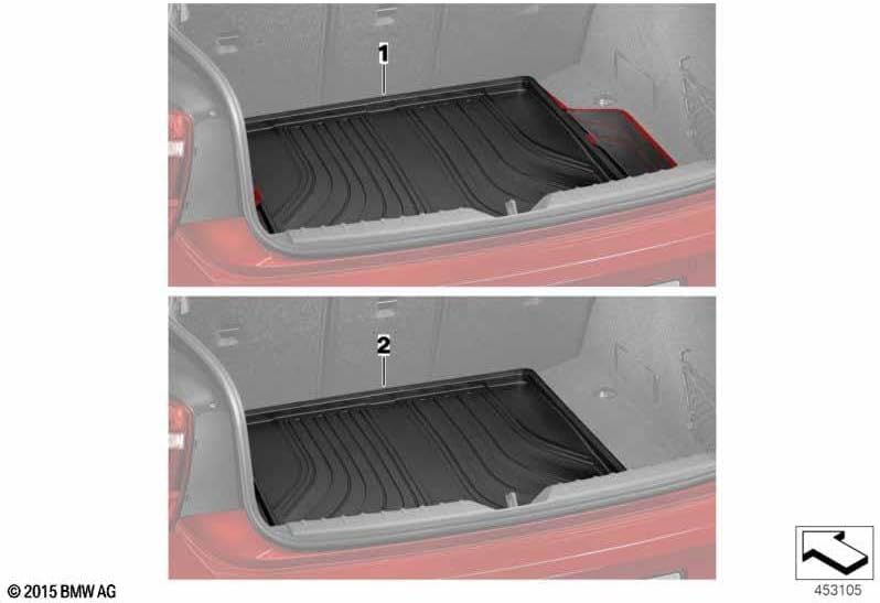 BMW Original Spannbettlaken Boot-/Kofferraum Matte Displayschutzfolie Bezug Urban (51 47 2 219 975)