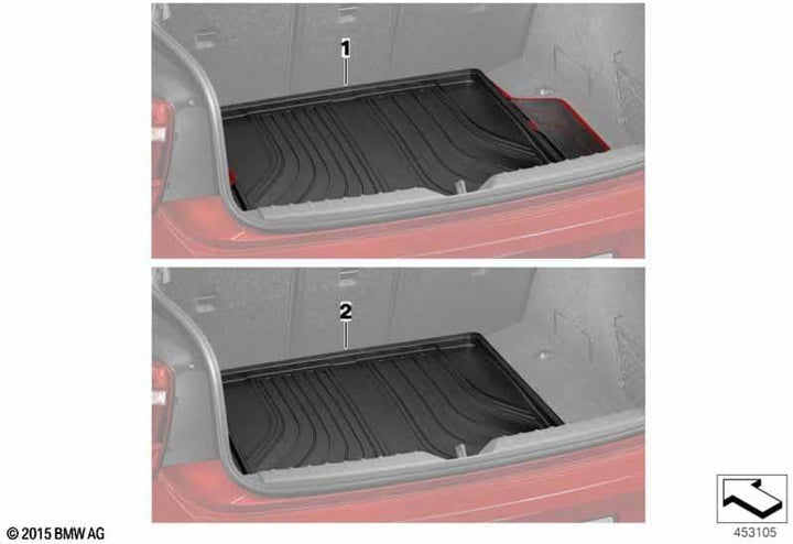 BMW Original Spannbettlaken Boot-/Kofferraum Matte Displayschutzfolie Bezug Urban (51 47 2 219 975)