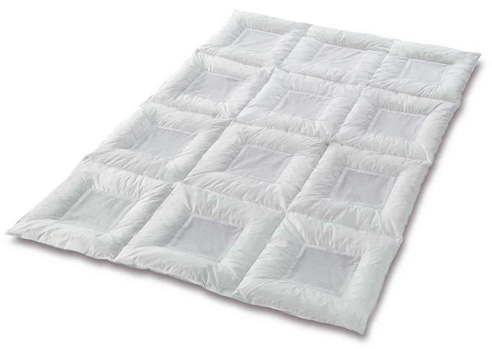 CLIMABALANCE Premium Light Zudecke, Baumwolle, Weiss, 155 x 220 cm