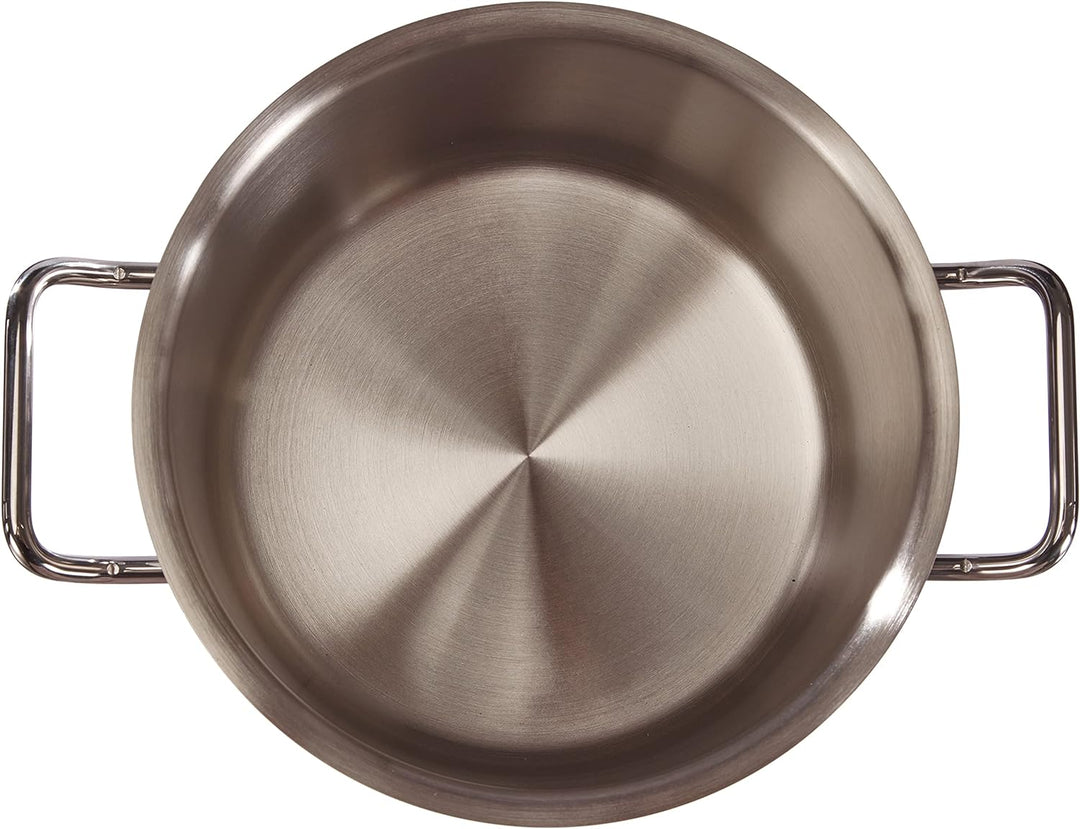 Agnelli Casserole haute en acier inoxydable 18/10 pour feux à induction 20 cm, 20 cm