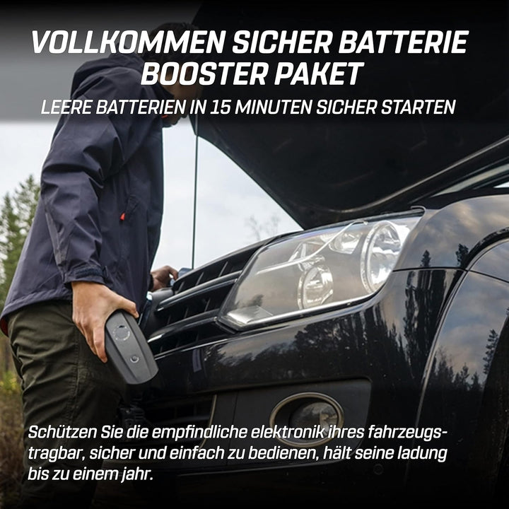 CTEK CS Free - PORTABLES BATTERIELADE- UND WARTUNGSGERÄT MIT Adaptive Boost Technologie, schwarz &amp; C