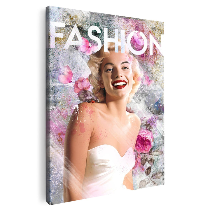 Artmazing | Marilyn Monroe Bild Leinwand | Leinwandbild Hochformat | Coco Chanel Bild | Grosse Bilde