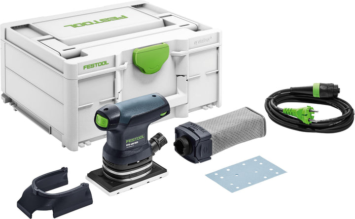 Festool RUTSCHER RTS 400 REQ-Plus (mit Schleifschuh, Protector, Longlife-Staubfangbeutel), im Systai