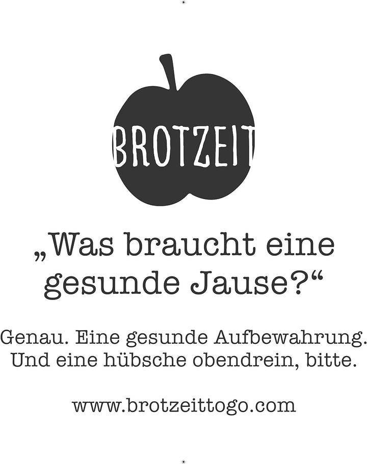 Lunchbox 3in1 - Three-in-one Brotdose aus Edelstahl - 100% BPA frei, fest verschliessbar Regular, Re