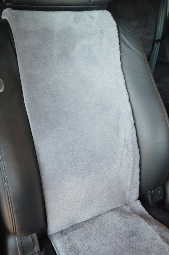Autositzbezug/Sitzauflage aus echtem Lammfell 30cm Breite x 138cm Länge Premium Fellhöhe 20mm (Taueb
