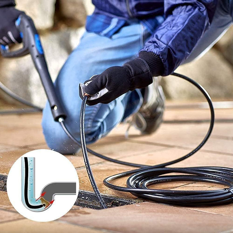 Monave 10m Rohrreinigungsschlauch für Kärcher/Bosch/Lavor, Rohrreinigungsspirale, Abflussreiniger, R
