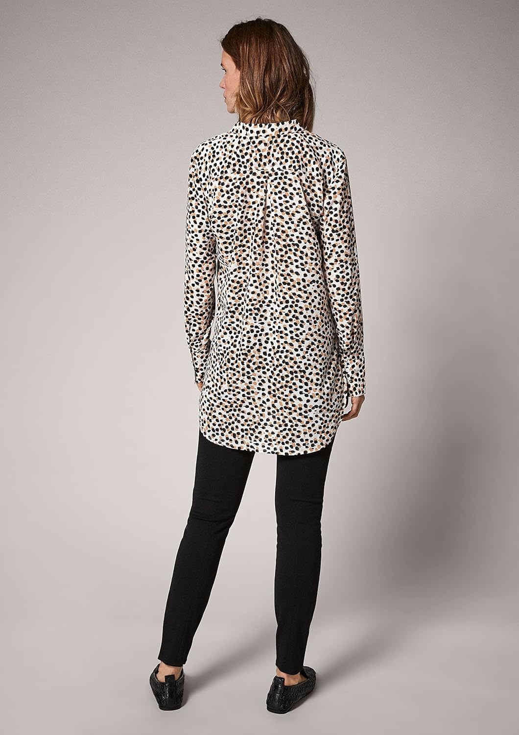 comma Damen Bluse 36 Mehrfarbig (Leo Dots Print 01b6), 36 Mehrfarbig (Leo Dots Print 01b6)