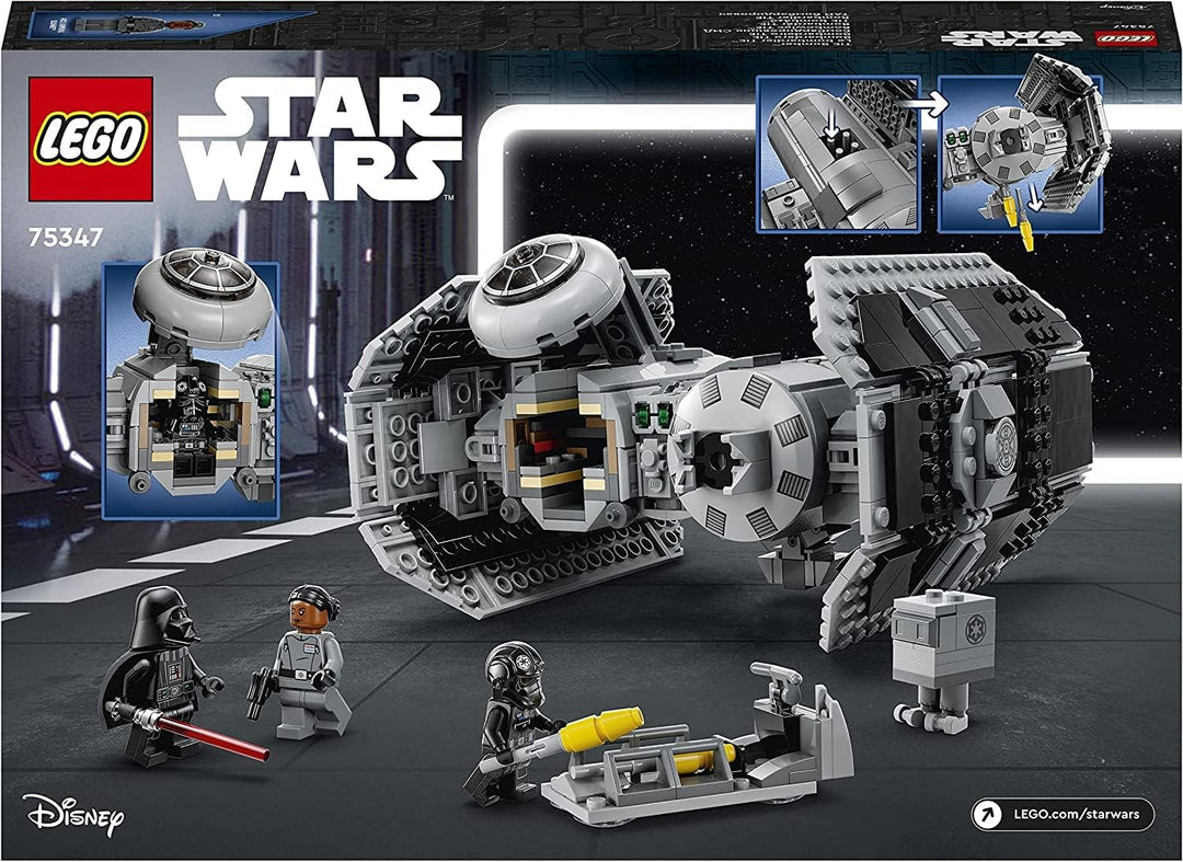 Lego Star Wars Set: TIE Bombe Modellbausatz mit Darth Vader Minifigur (75347) + X-Wing Starfighter (