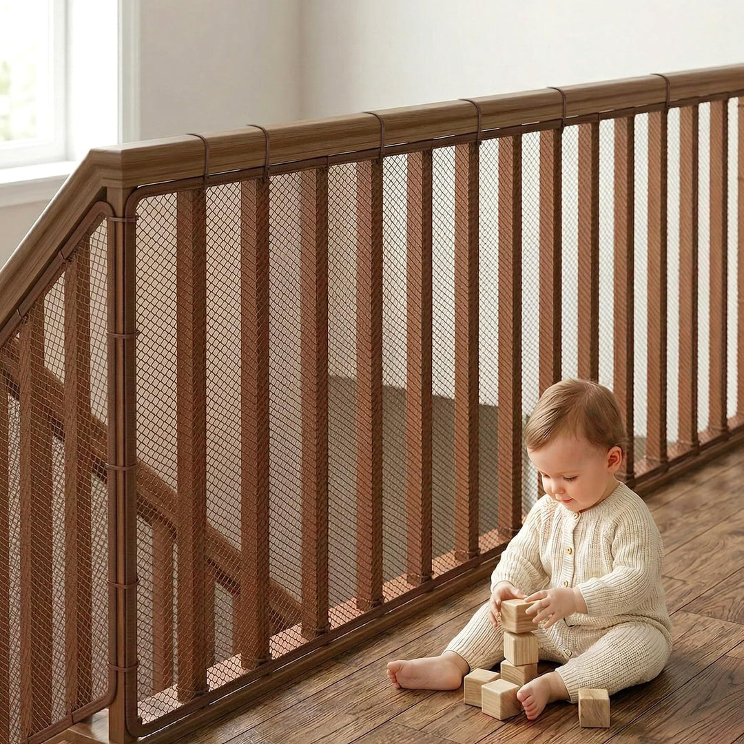 Sicherheitsnetz für Kinder, Gitter, Treppengeländer, Sicherheit für Babys, Schutznetz, Geländer, Tre
