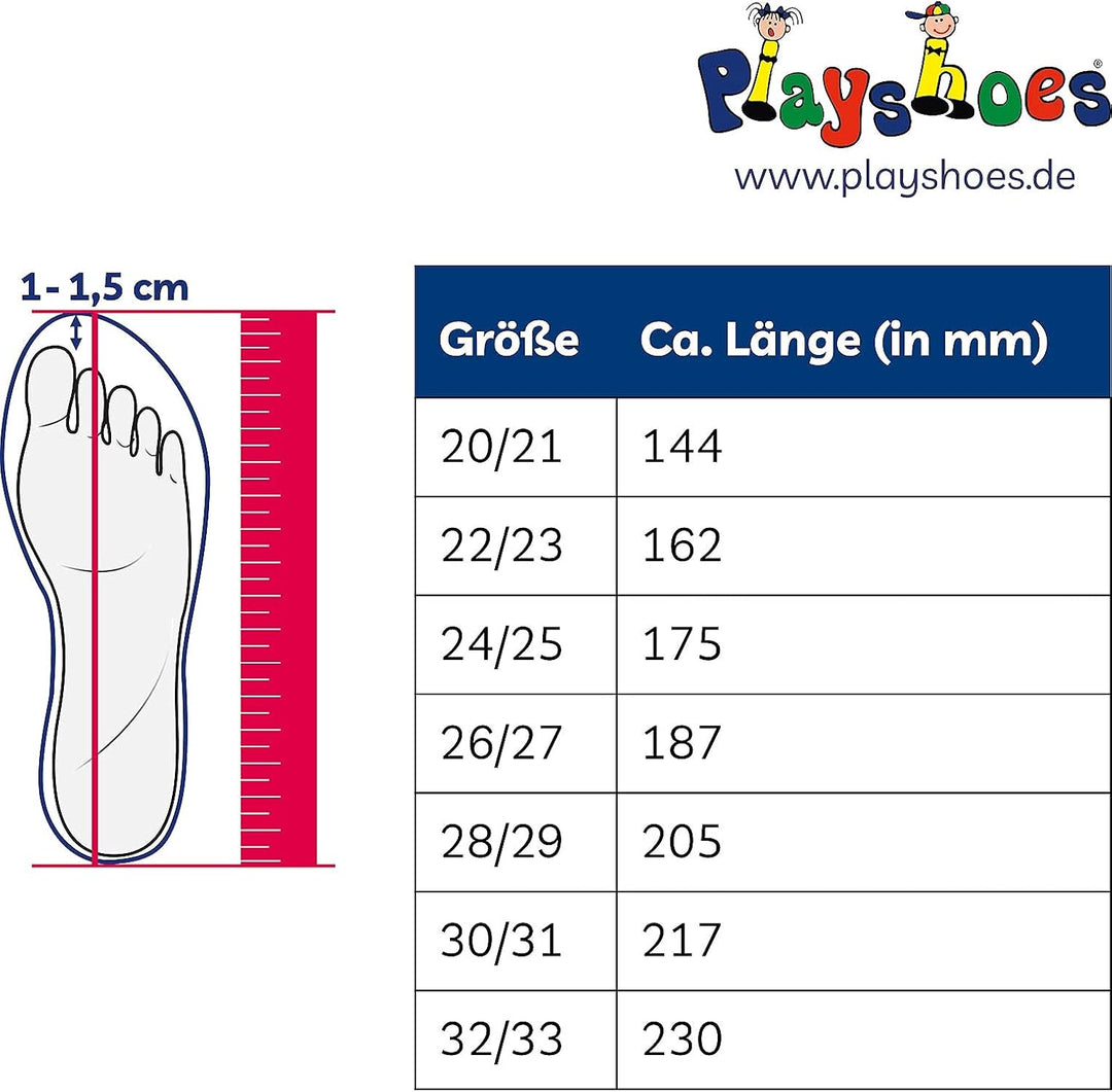 Playshoes Unisex Kinder Winter-Bootie Schneeschuh, Grau