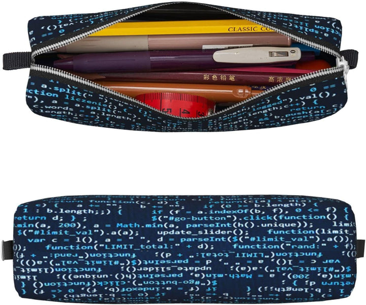 Federmäppchen Coole Codierung Code Federmappe Etui für Jungen Mädchen Grosse Schulsachen Federtasche
