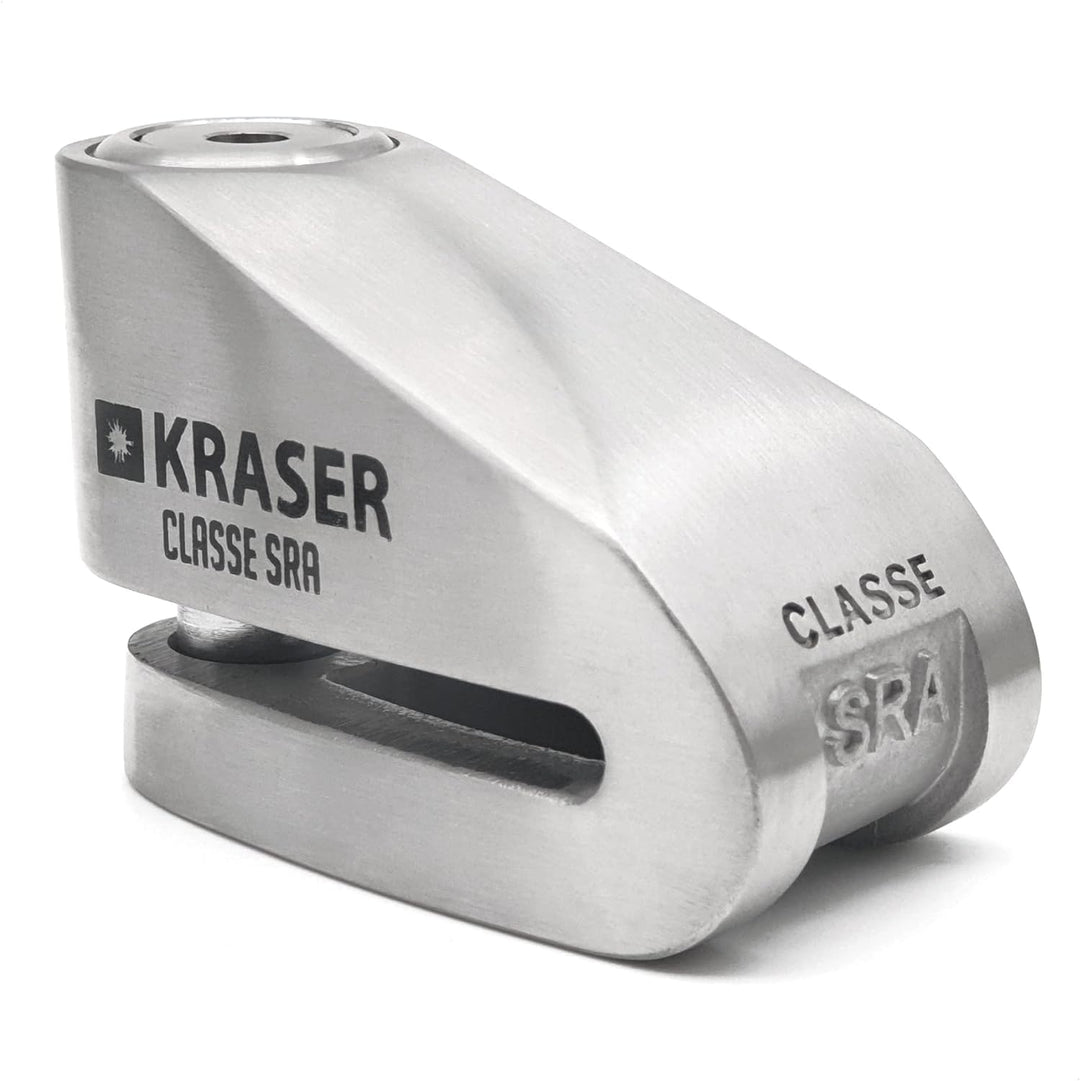 KRASER KR114S Bremsscheibenschloss mit SRA Zulassung, Motorrad Diebstahlsicherung, 14mm Doppelversch