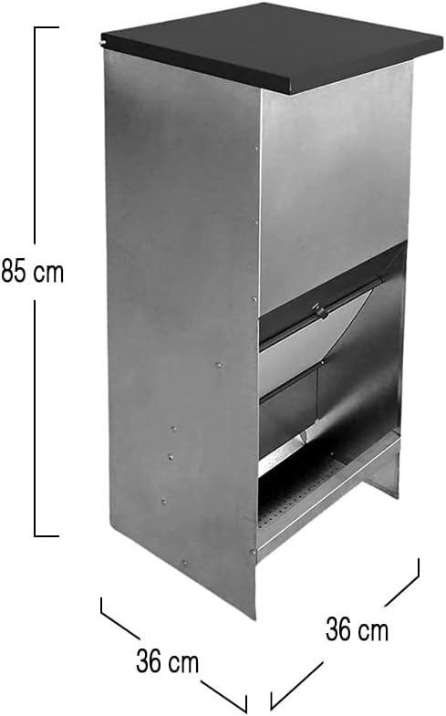 FINCA CASAREJO Hundetränke (Fassungsvermögen 67L / ca. 48,2kg) - Hochwertiger verzinkter Hundetricht