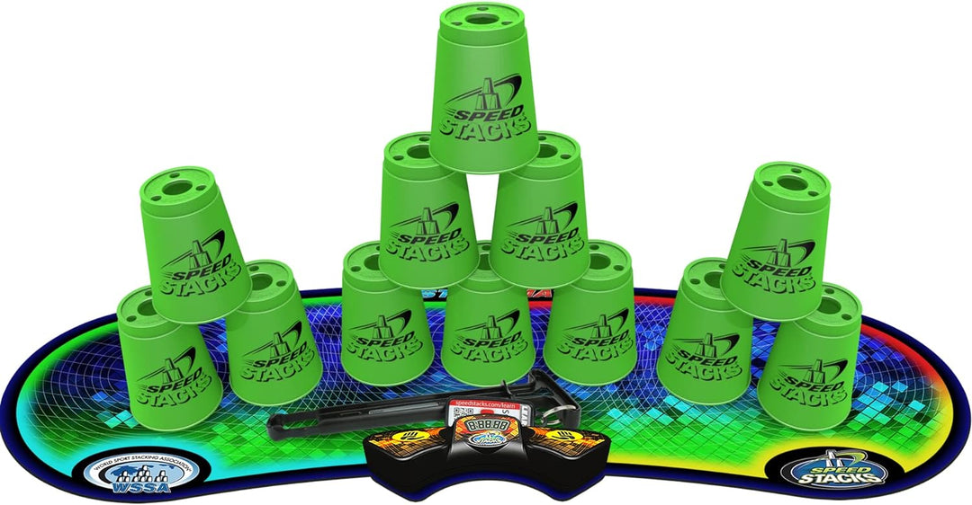 Speed Stacks Sport Stacking-Set Neon Green, Neon Green