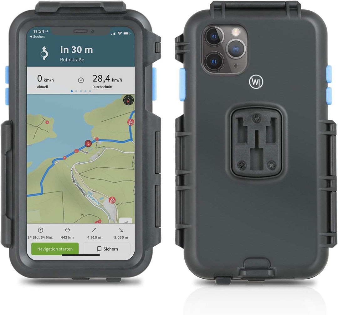 Wicked Chili Tour Case kompatibel mit iPhone 11 Pro MAX iPX5 Schutzhülle + Motorrad Bike MTB Handy F