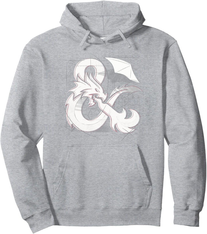 Dungeons & Dragons Ampersand Sketch Pullover Hoodie