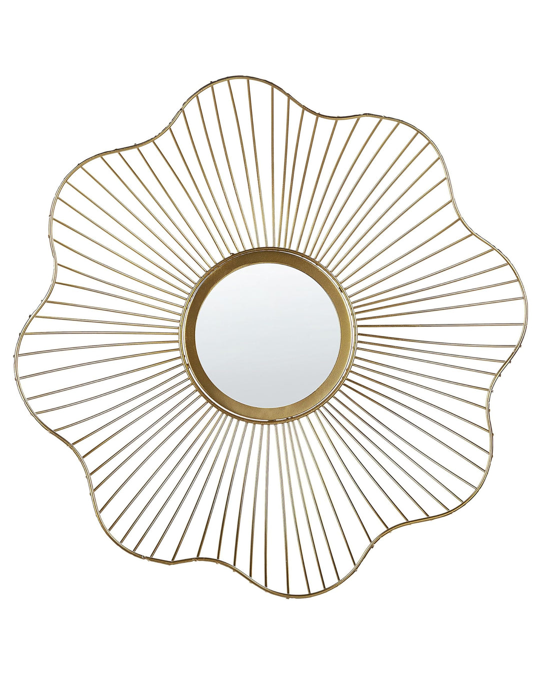 Wandspiegel gold Eisen dia. 40 cm glamour Sens