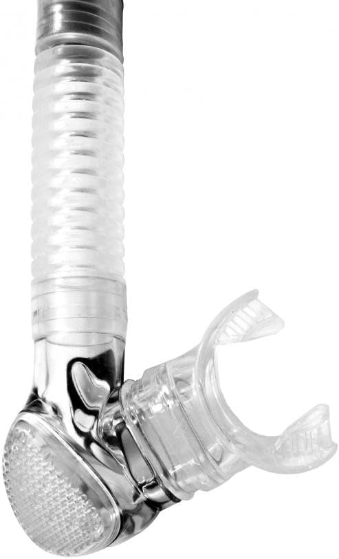 CRESSI Alpha Ultra Dry Snorkel - Trockenschnorchel zum Tauchen, Freitauchen und Schnorcheln, Einheit