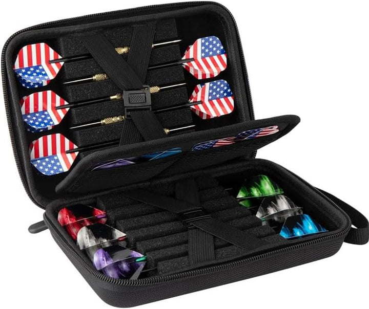 Darttasche mit Schutz Professioneller Dartkoffer für Dart Zubehör,Eva dartpfeile Tasche Dart Case fo