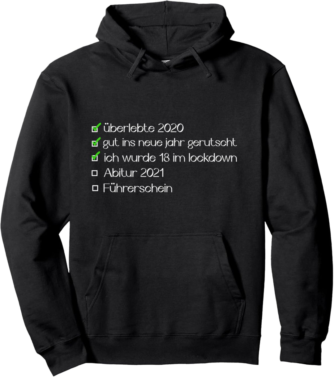 18.Geburtstag Junge Mädchen Geschenk Lockdown 18 Lustige Pullover Hoodie