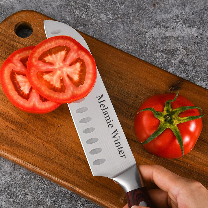 polar-effekt Kochmesser mit Gravur - Küchenmesser aus Japanstahl VS Kobe – Personalisiertes Fleischm
